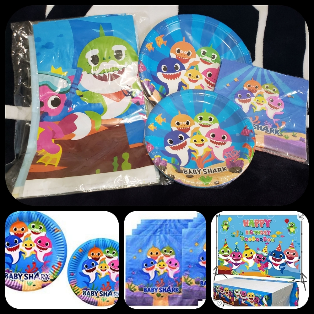 Pinkfong Baby Shark Party Supplies